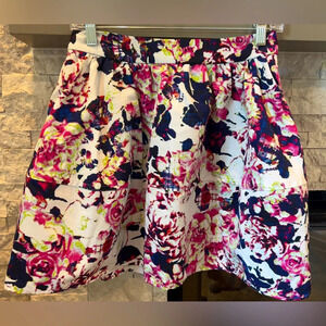 Express A-line floral skirt